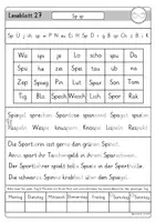 Vorschau - Arbeitsblätter - Leseblätter in Anlehnung an ZEBRA - Teil C I Klasse 1 I Grundschrift - Seite 1
