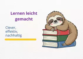 Vorschau - Arbeitsblätter - Lernen lernen - Lernen leicht gemacht! - Deckblatt