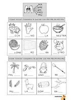 anteprima - Esercizi - Consonanti M - L - T - classe 1 - maestra Ilaria - Pagina 3