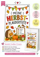 Vorschau - Mal- und Bastelvorlagen - Herbstferien: Mit der Plaudertasche von den Herbstferien schreiben und erzählen. - Seite 1