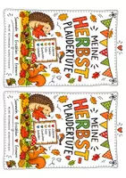 Vorschau - Mal- und Bastelvorlagen - Herbstferien: Mit der Plaudertasche von den Herbstferien schreiben und erzählen. - Seite 3
