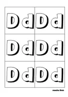 anteprima - Esercizi - Consonanti D - P - F - classe 1 - maestra Ilaria - Pagina 1
