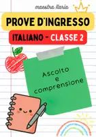 anteprima - Esercizi - Prove d'ingresso - Ascolto per la classe 2^ - Pagina di copertina