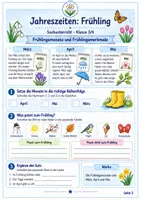 Vorschau - Unterrichtsreihen - Materialpaket Jahreszeiten: Frühling, Sommer Herbst Winter Klasse 3 - 4 - Seite 2