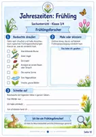 Vorschau - Unterrichtsreihen - Materialpaket Jahreszeiten: Frühling, Sommer Herbst Winter Klasse 3 - 4 - Seite 3
