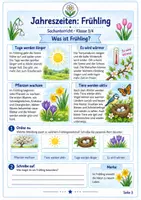 Vorschau - Unterrichtsreihen - Die Jahreszeiten: Frühling Sachunterricht Klasse 3 - 4 - Seite 3