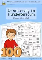 Vorschau - Arbeitsblätter - Hunderterraum / Zahlenraum bis 100 (Mathe, Klasse 2) - Deckblatt
