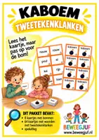 Voorbeeld - kaboem met de tweetekenklanken - Voorblad