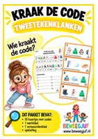 Voorbeeld - Kraak de code tweetekenklanken thema winter - Voorblad