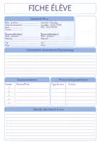 Aperçu - Outils du professeur - Kit suivi élève (administratif) - Page de couverture