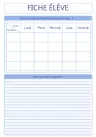 Aperçu - Outils du professeur - Kit suivi élève (administratif) - Page 2