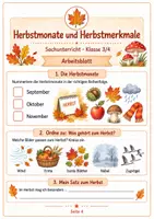 Vorschau - Unterrichtsreihen - Die Jahreszeiten: Herbst Sachunterricht Klasse 3 bis 4 - Seite 3