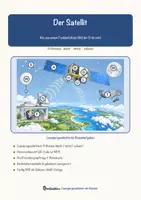 Vorschau - Arbeitsblätter - Der Satellit – Lesespurgeschichte mit Rätselaufgaben (Klasse 8) - Seite 1