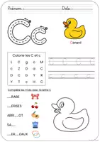 Aperçu - Feuilles d'exercices - Mon livret d'écriture - Animaux - Page 3
