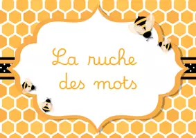 Aperçu - Apprentissages en autonomie - La ruche des mots - Page de couverture