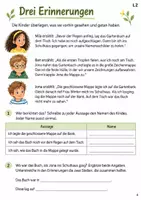 Vorschau - Arbeitsblätter - Leseverständnis Klasse 4 – Lesemission Schulgarten: Das verschwundene Gartenbuch - Seite 3
