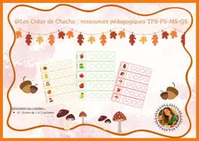 Aperçu - Apprentissages en autonomie - 🍂 Dénombrer les syllabes de l’automne : PS-MS-GS🦔🍁 - Page de couverture