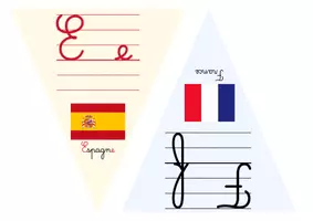 Aperçu - Feuilles d'exercices - Promo - Kit lettres thème des drapeaux - Page 3