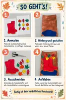 Vorschau - Arbeitsblätter - Kunstprojekt Herbstliche Gummisteifel - Seite 1