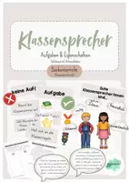 Vorschau - Arbeitsblätter - Materialpaket Klassensprecherwahl | Demokratie, Wahl | Tafelmaterial, Arbeitsblätter, Aushänge - Seite 1