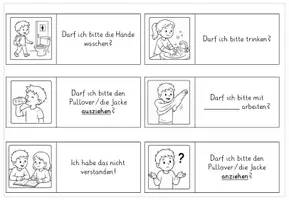 Vorschau - Stationenlernen - Kommunikation im Klassenzimmer: Lesedomino - Seite 2