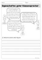Vorschau - Arbeitsblätter - Materialpaket Klassensprecherwahl | Demokratie, Wahl | Tafelmaterial, Arbeitsblätter, Aushänge - Seite 3