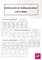 Vorschau - Stationenlernen - Kommunikation im Klassenzimmer: Spiel - Deckblatt