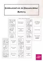 Vorschau - Stationenlernen - Kommunikation im Klassenzimmer: Paare finden - Deckblatt