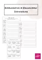 Vorschau - Arbeitsblätter - Kommunikation im Klassenzimmer: Schreibübung - Deckblatt