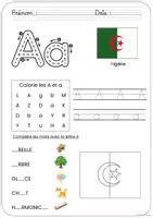 Aperçu - Apprentissages en autonomie - Mon livret des lettres Capitales/scriptes- Drapeaux - Page 2