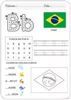 Aperçu - Apprentissages en autonomie - Mon livret des lettres Capitales/scriptes- Drapeaux - Page 3