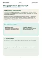Vorschau - Arbeitsblätter - Elektrischer Strom – Grundlagen, Stromkreis & Sicherheit | Klasse 7–8 - Seite 2