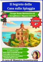 anteprima - Esercizi - Escape Room Matematica/ Accoglienza Classe 4ª - Pagina di copertina