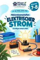 Vorschau - Arbeitsblätter - Elektrischer Strom – Grundlagen, Stromkreis & Sicherheit | Klasse 7–8 - Deckblatt