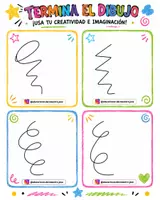 Vista previa - Refuerzo / NEE / Materiales de apoyo - Termina el dibujo - página 1