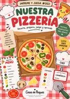 Vista previa - Hojas de trabajo - Nuestra pizzería 🍕 | Juego simbólico imprimible - Portada