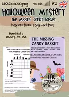 Vorschau - Stundenentwürfe - Halloween Mystery Lesespaziergang: Logik-Rätsel "The Missing Candy Basket" | Englisch A2 - Klasse 7 (Sek I) - Deckblatt