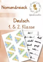 Vorschau - Arbeitsblätter - Wortarten - Methode: Nomendreiecke - Deckblatt