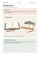 Vorschau - Arbeitsblätter - Richtig lernen – Lernstrategien für Schule & Alltag | Klasse 5–7 - Seite 1