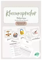 Vorschau - Arbeitsblätter - Wahlprinzipien Klassensprecherwahl | Klassensprecherwahl | Tafelmaterial, Hefteintrag, Arbeitsblatt - Deckblatt