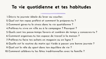 Aperçu - Apprentissages en autonomie - Expression Orale FLE - Discussion & Conversation (B1 - B2) - Page 2