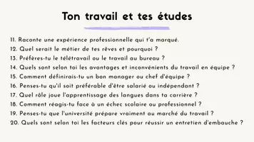 Aperçu - Apprentissages en autonomie - Expression Orale FLE - Discussion & Conversation (B1 - B2) - Page 3