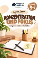 Vorschau - Arbeitsblätter - Konzentration & Fokus verbessern – Ablenkungen erkennen und besser lernen | Klasse 5–7 - Deckblatt