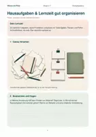 Vorschau - Arbeitsblätter - Hausaufgaben & Lernzeit gut organisieren – Planen, priorisieren & dranbleiben | Klasse 5–7 - Seite 1