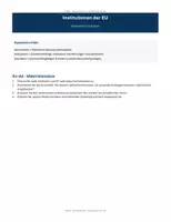 Vorschau - Unterrichtsreihen - Institutionen der EU | Politik Oberstufe GK Arbeitsblatt mit Lösungen - Seite 3