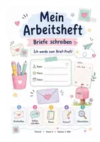 Vorschau - Arbeitsblätter - Briefe schreiben in Klasse 5 - Deckblatt