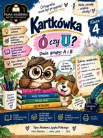 zapowiedź - Kartkówka - pisownia ó i u - klasa 4 - obwoluta