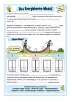 Vorschau - Arbeitsblätter - Energiekonto-Modell II Skaterampe - Deckblatt