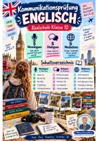 Vorschau - Prüfungsvorbereitung - Workbook Realschule Kommunikationsprüfung Englisch (mit Mediation-Lösungen!) - Deckblatt
