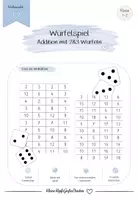 Vorschau - Spiele - Würfelspiel - Addition mit 2 o. 3 Würfeln - Deckblatt
